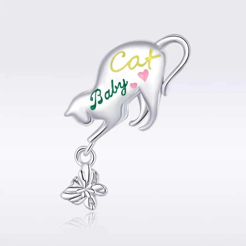 (bild till) Pandora Stil Berlock Stygg Katt - Scc1678 - View 5