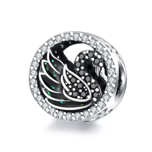 Pandora Stil Berlock Svart Svan - Scc1342 (bild till) Pandora Stil Berlock Svart Svan - Scc1342