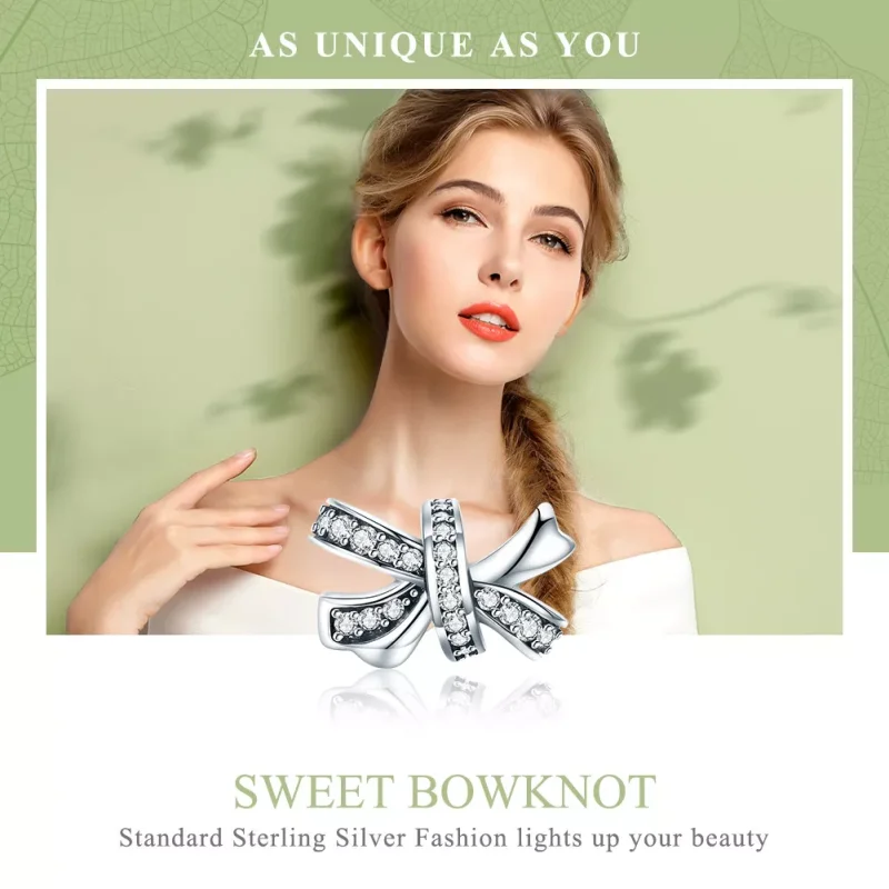 (bild till) Pandora Stil Berlock Sweet Bow - Scc773 - View 6