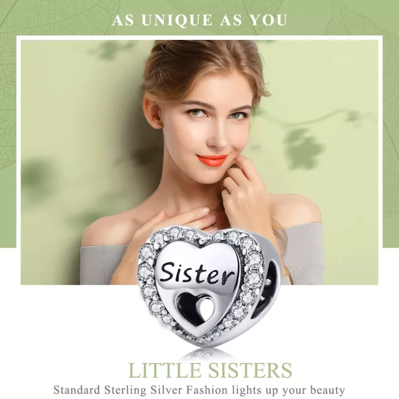 (bild till) Pandora Stil Berlock Syster - Scc1141 - View 2