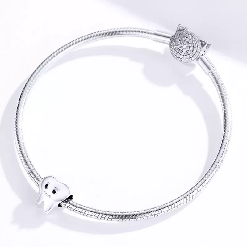 (bild till) Pandora Stil Berlock Tand - Scc1401 - View 3