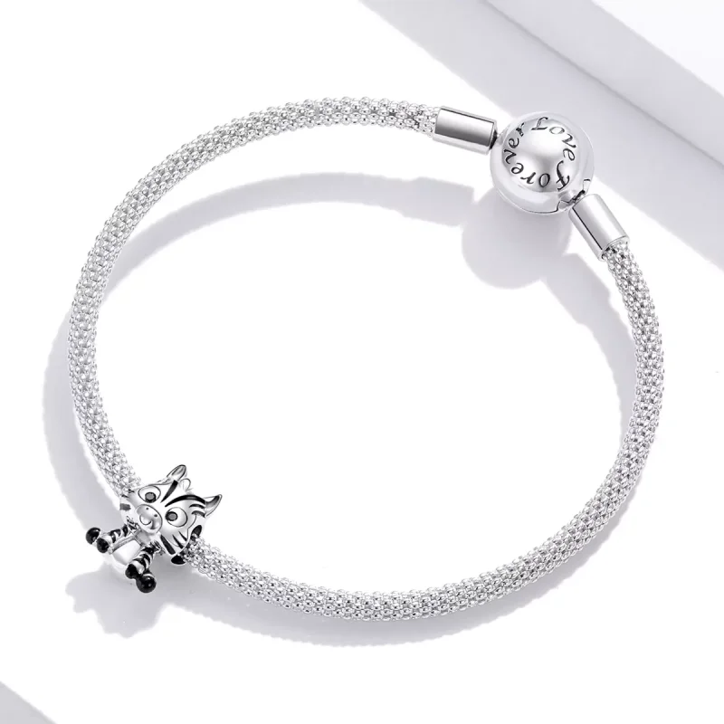 (bild till) Pandora Stil Berlock Tecknad Zebra - Bsc387 - View 3