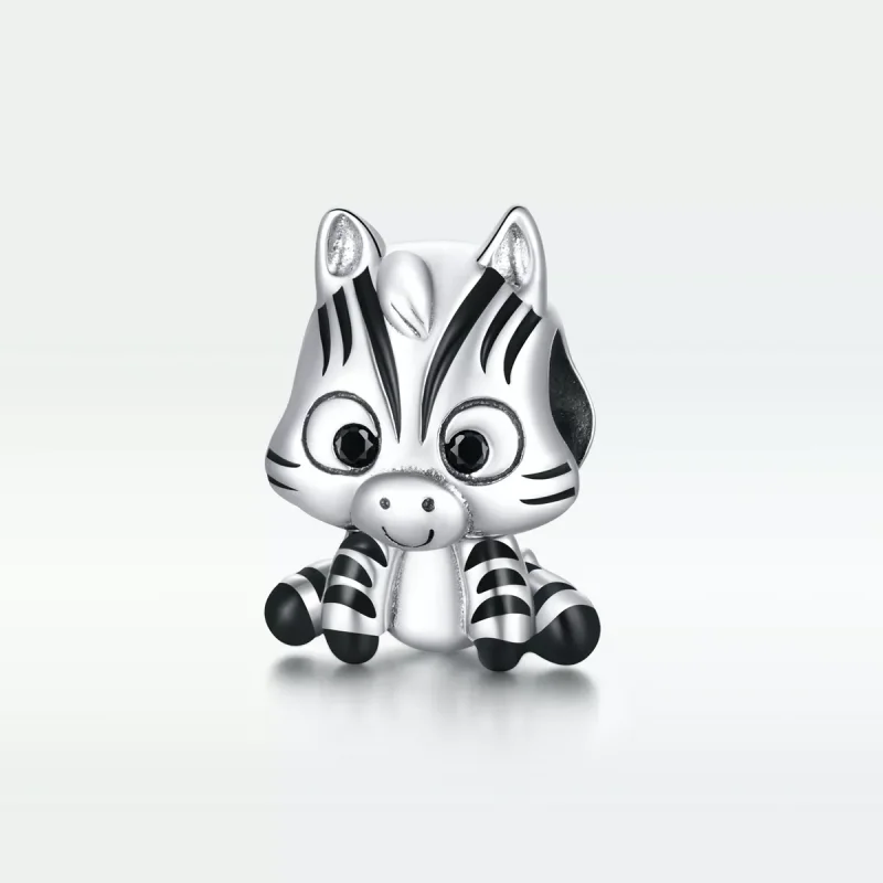(bild till) Pandora Stil Berlock Tecknad Zebra - Bsc387 - View 5