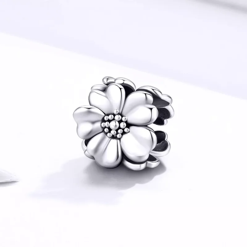 (bild till) Pandora Stil Berlock Tre Blommor - Scc1486 - View 2