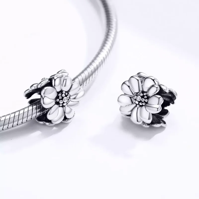 (bild till) Pandora Stil Berlock Tre Blommor - Scc1486 - View 4