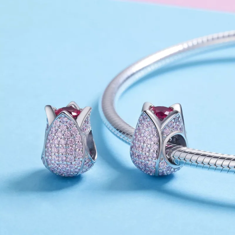 (bild till) Pandora Stil Berlock Tulpan - Scc569 - View 5