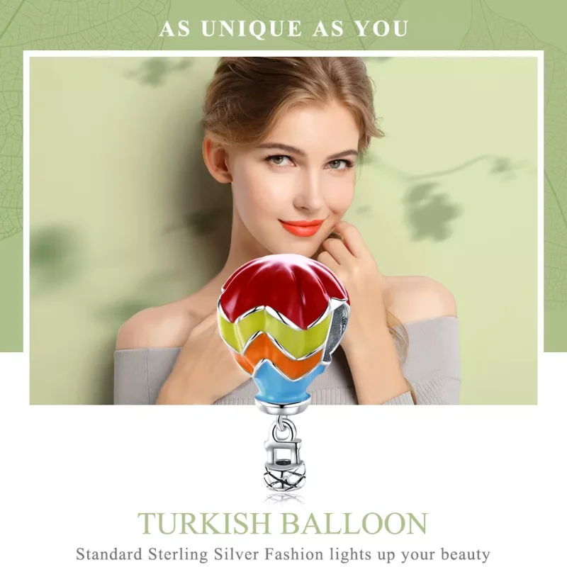 (bild till) Pandora Stil Berlock Turkiska Luftballonger - Scc867 - View 6