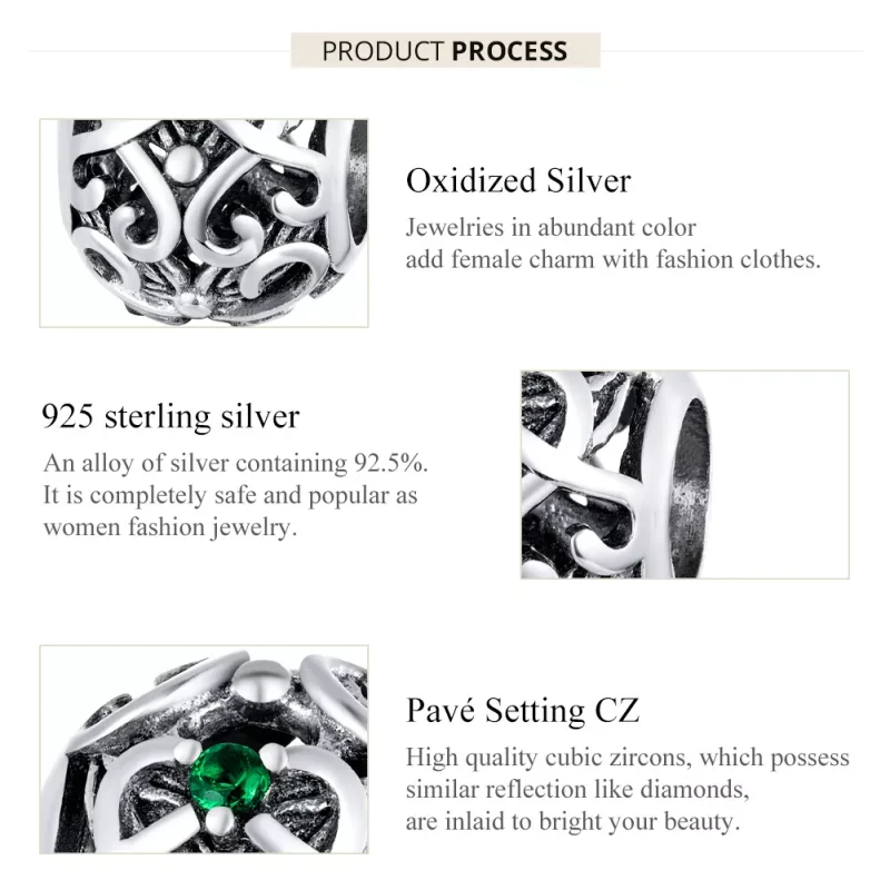 (bild till) Pandora Stil Berlock Vintage Cross - Scc1511 - View 7