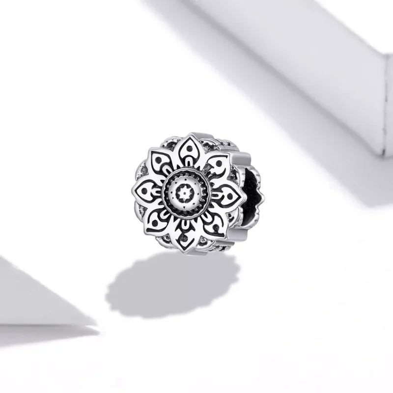 (bild till) Pandora Stil Berlock Vintage Lotus - Scc1823 - View 2