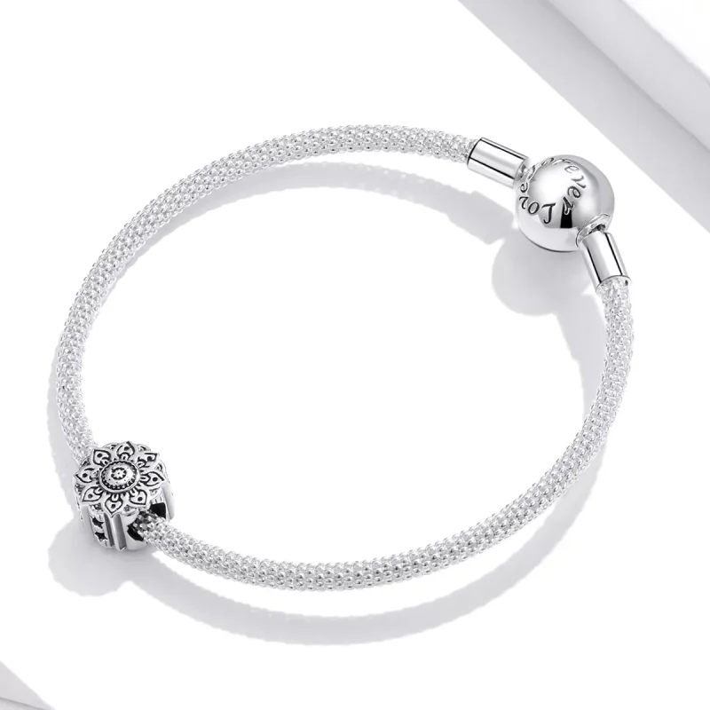 (bild till) Pandora Stil Berlock Vintage Lotus - Scc1823 - View 3