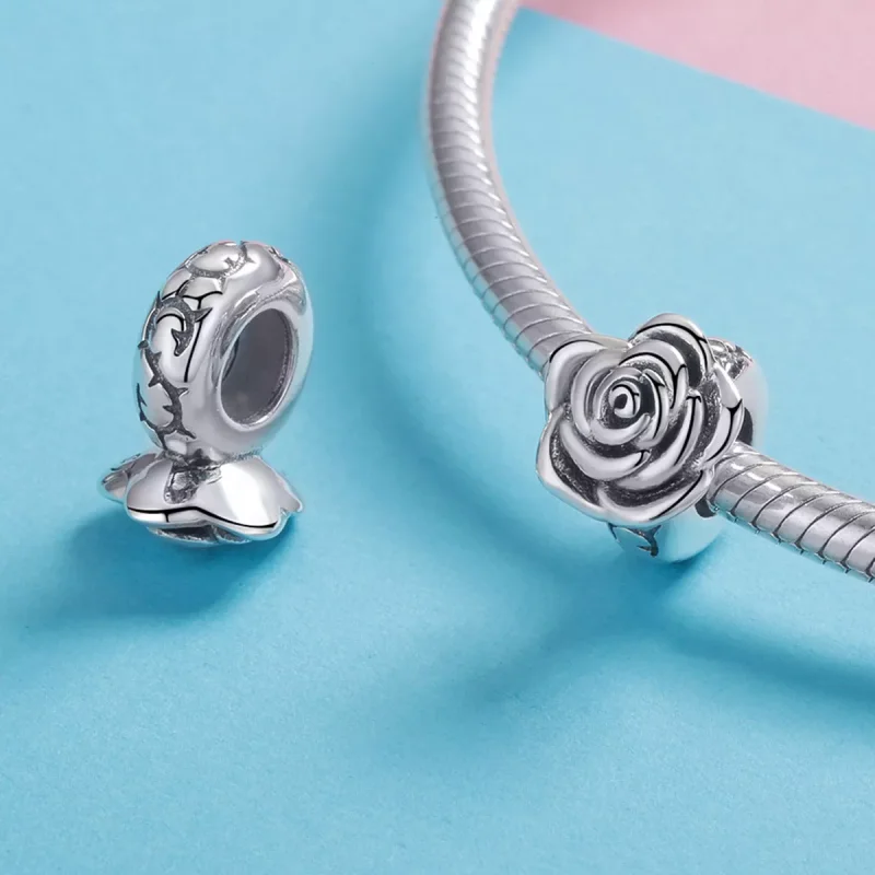 (bild till) Pandora Stil Berlock Vit Ros - Scc1101 - View 4