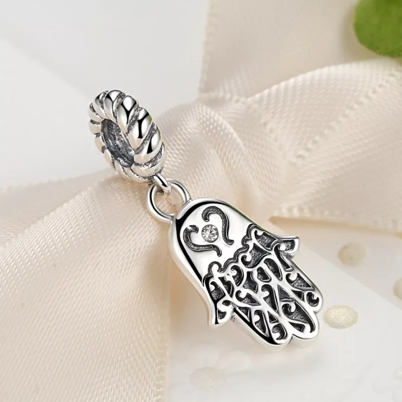 (bild till) Pandora Stil Hängberlock Hamsa Hand - Scc031 - View 3