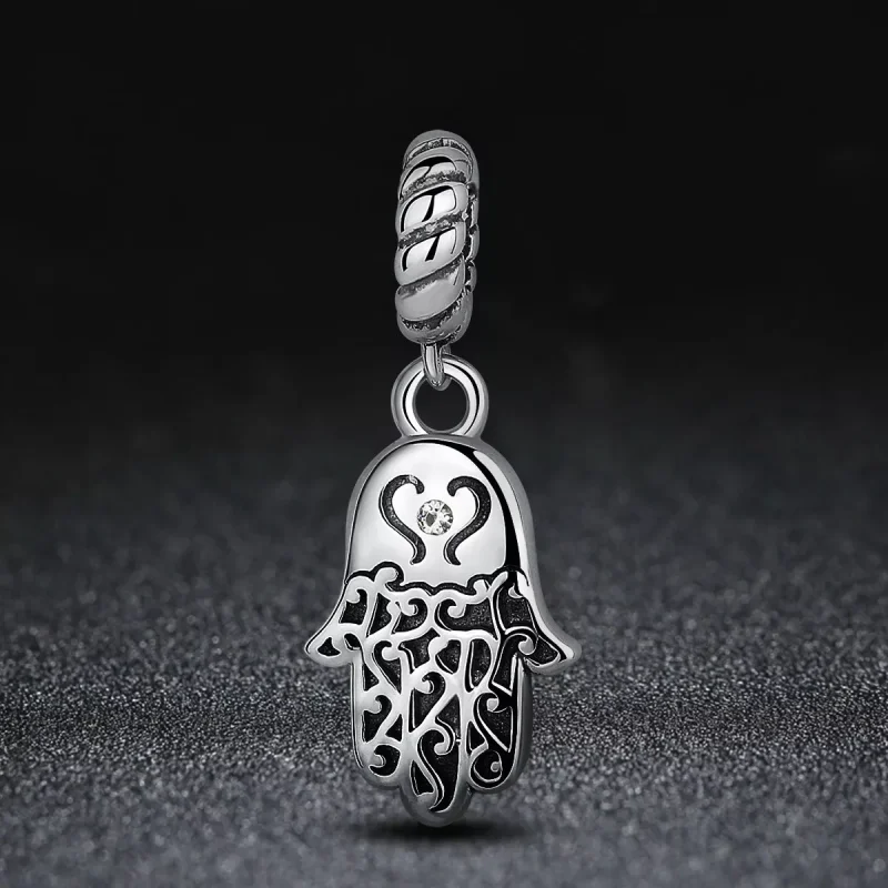 (bild till) Pandora Stil Hängberlock Hamsa Hand - Scc031 - View 4