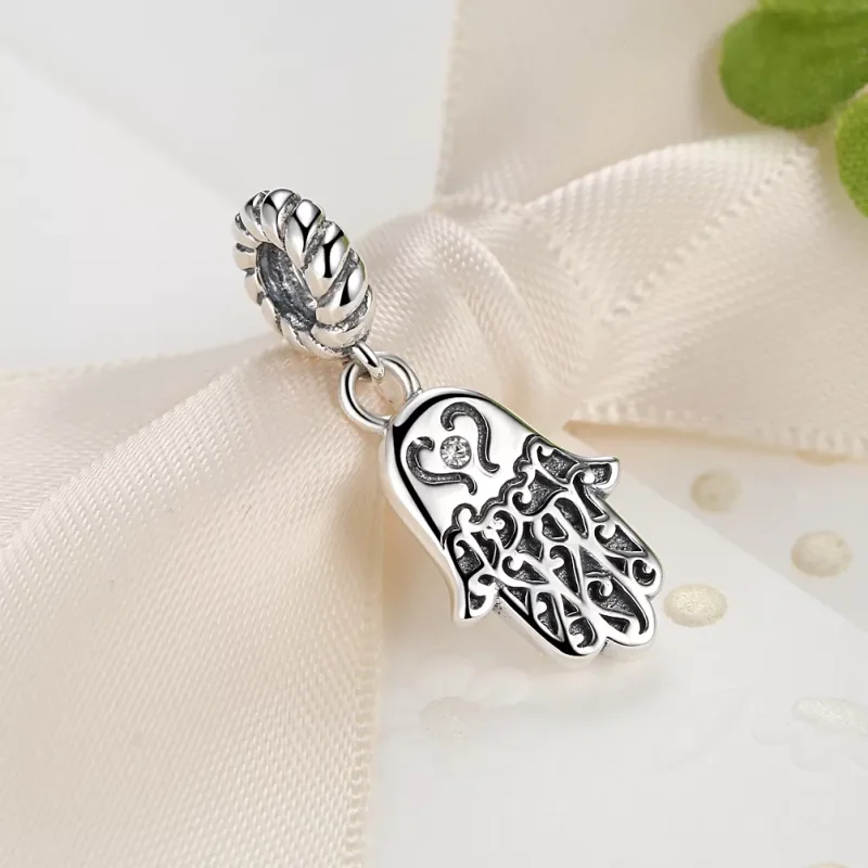 (bild till) Pandora Stil Hängberlock Hamsa Hand - Scc031 - View 6