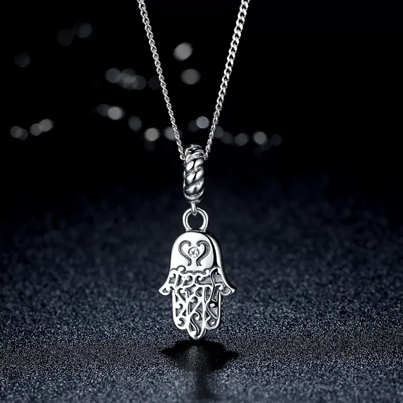 (bild till) Pandora Stil Hängberlock Hamsa Hand - Scc031 - View 7
