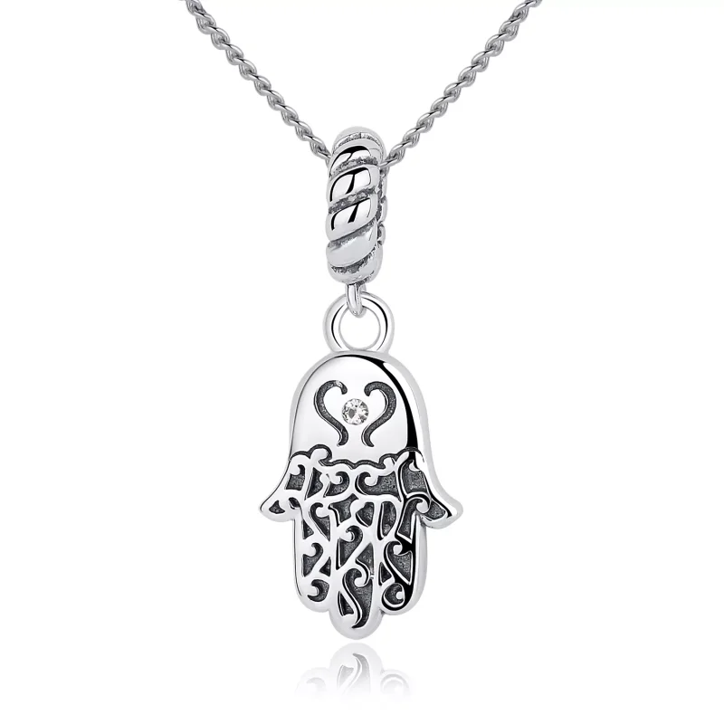 (bild till) Pandora Stil Hängberlock Hamsa Hand - Scc031 - View 8