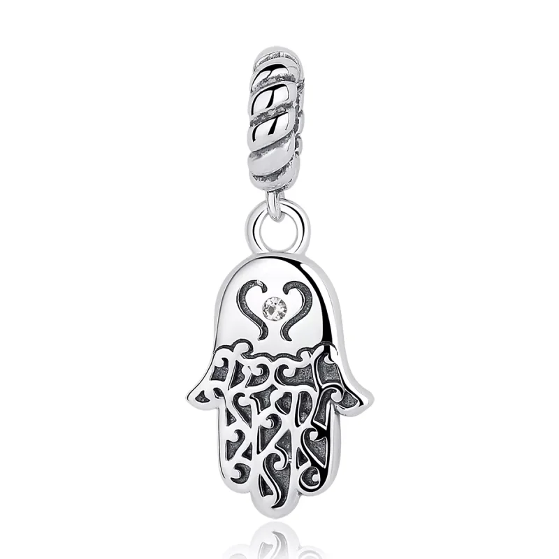 (bild till) Pandora Stil Hängberlock Hamsa Hand - Scc031 - View 9