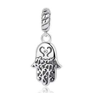 (bild till) Pandora Stil Hängberlock Hamsa Hand - Scc031