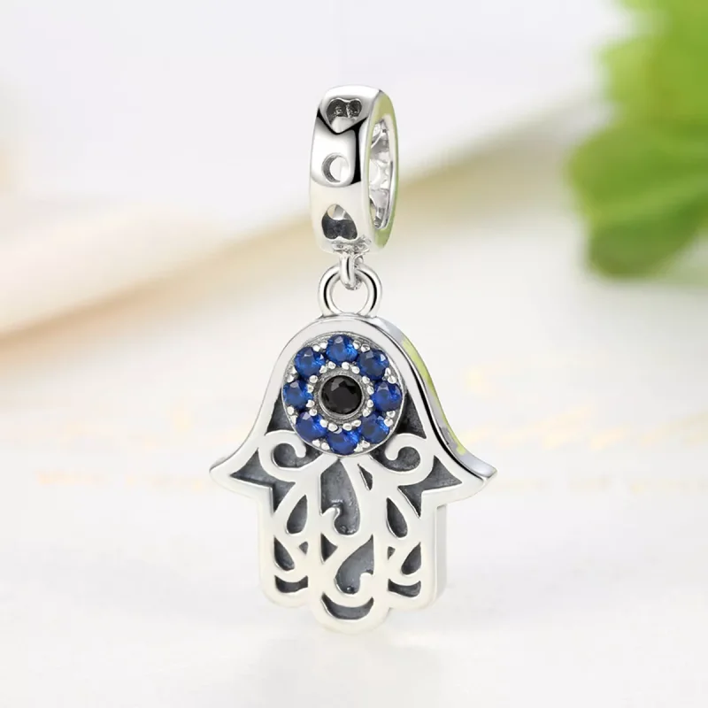 (bild till) Pandora Stil Hängberlock Hamsa Hand - Scc085 - View 4