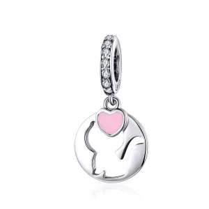 (bild till) Pandora Stil Hängberlock Happy Kitty - Scc1140