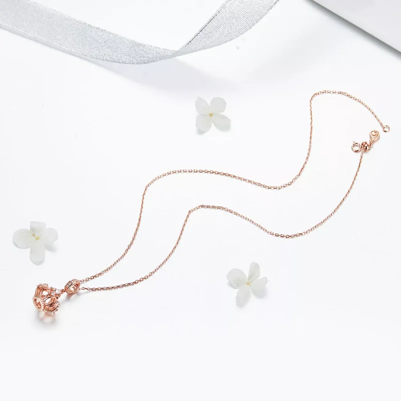 (bild till) Pandora Stil Hängberlock Regal Crown 14 Karat Roséguld - Scc1121 - View 7