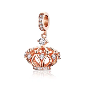 (bild till) Pandora Stil Hängberlock Regal Crown 14 Karat Roséguld - Scc1121