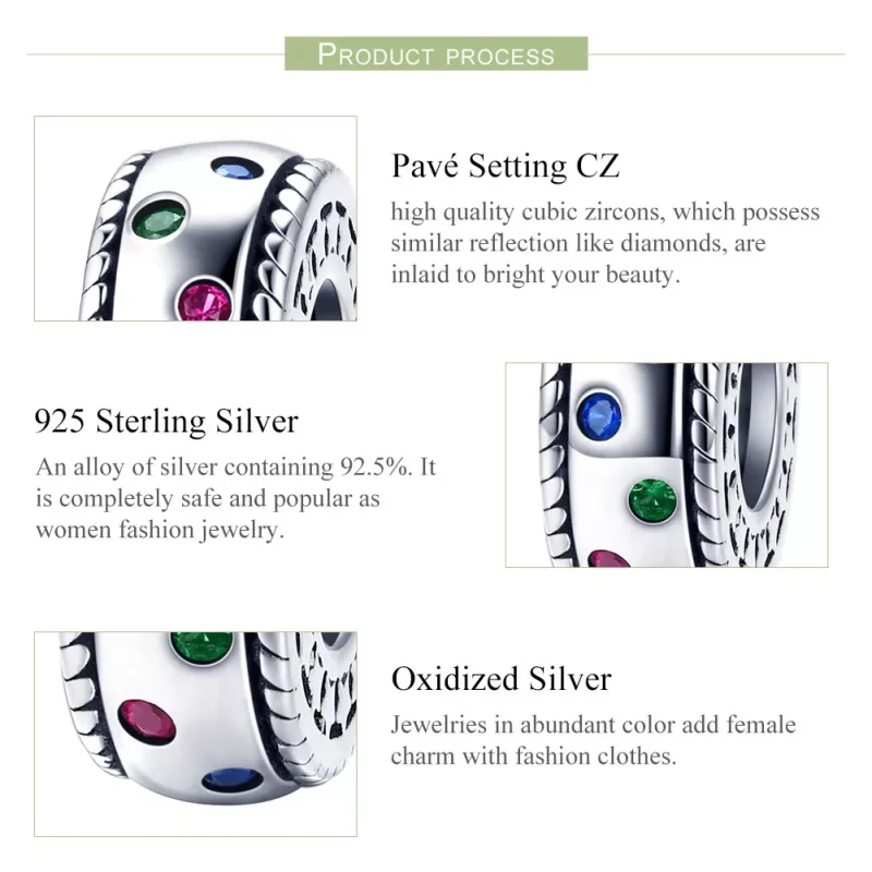 (bild till) Pandora Stil Mellanled Moment Of First Encounter - Scc1005 - View 6