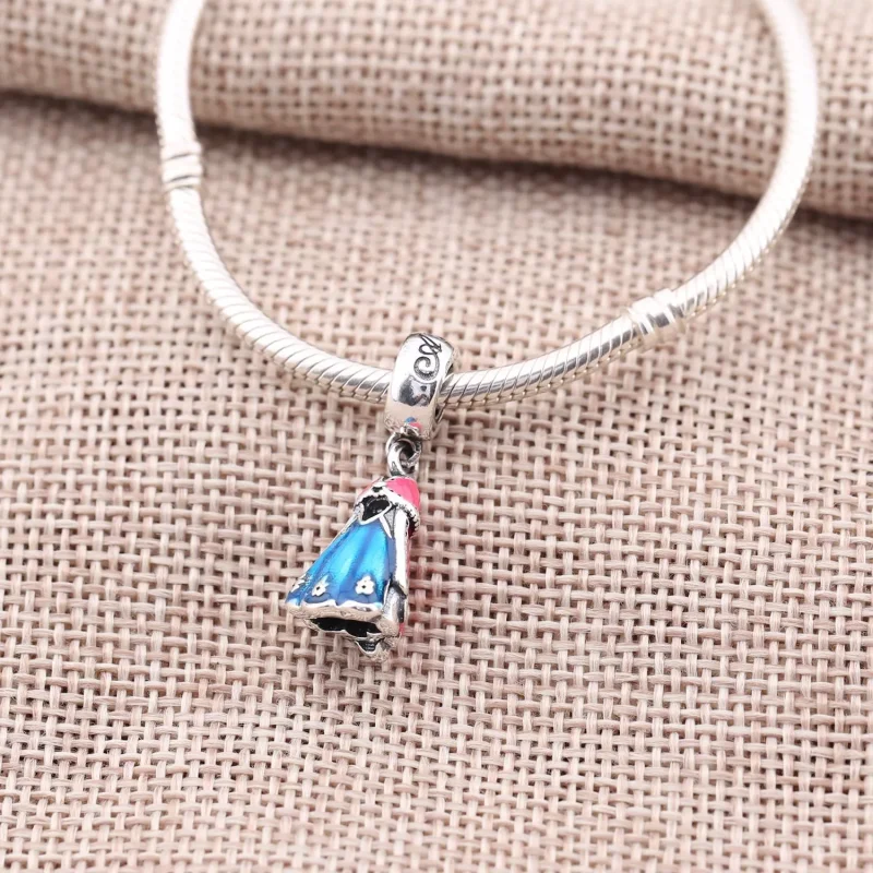 (bild till) Disney, PANDORA Anna's Dress Hängberlock 791591ENMX - View 2