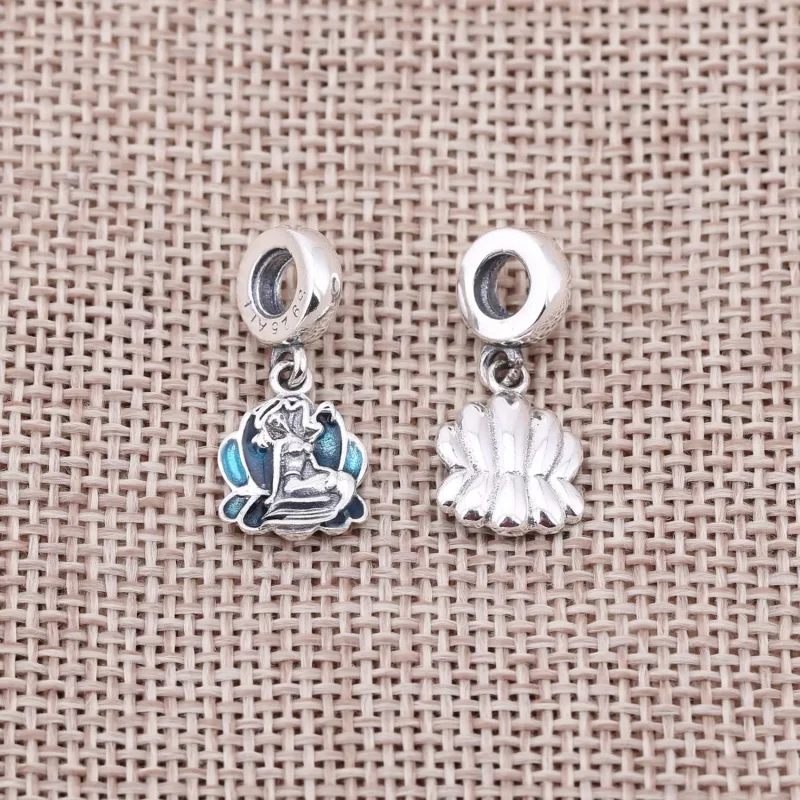 (bild till) Disney, PANDORA Ariel & Sea Shell Hängberlock 791895EN111 - View 3