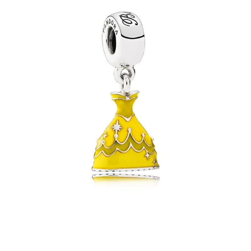 (bild till) Disney, PANDORA Belle's Dress Hängberlock 791576ENMX
