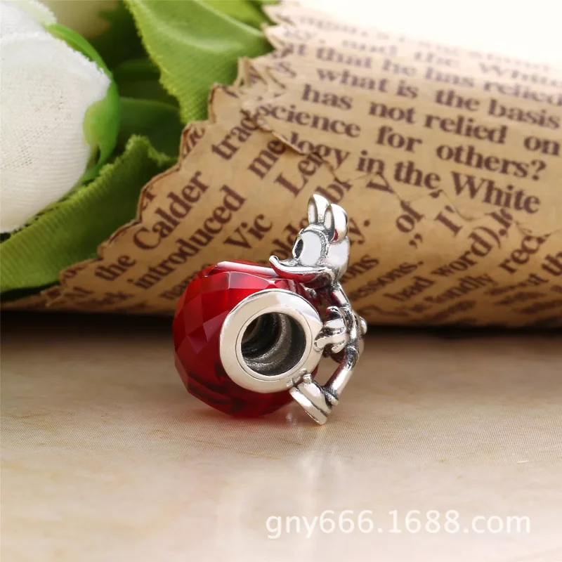 (bild till) Disney, PANDORA Mickey Love Heart Berlock 797168NFR - View 4