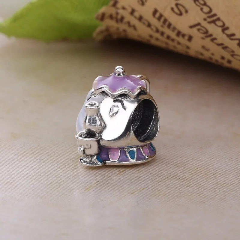 (bild till) Disney, PANDORA Mrs. Potts & Chip Beauty and the Beast Berlock 7 - View 3