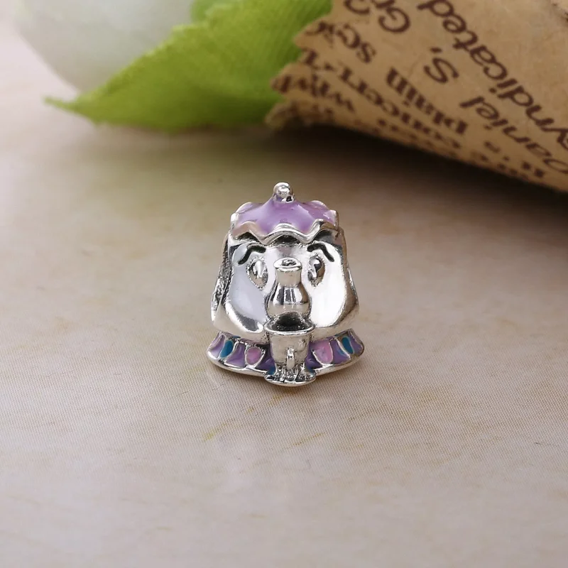 (bild till) Disney, PANDORA Mrs. Potts & Chip Beauty and the Beast Berlock 7 - View 4