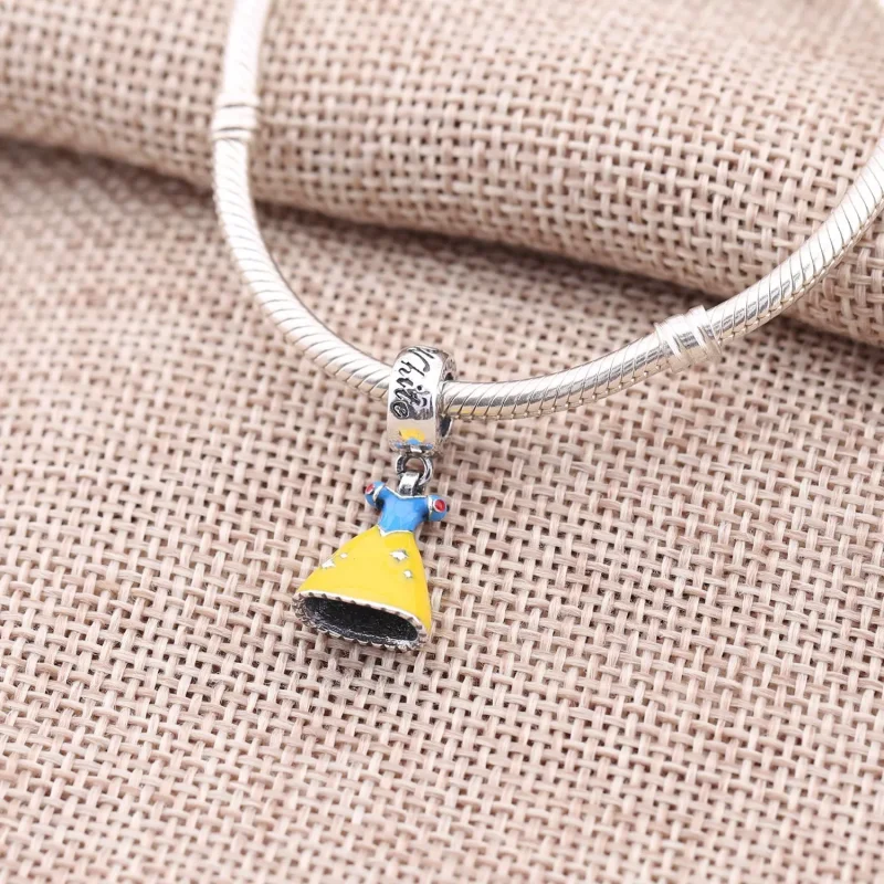 (bild till) Disney, PANDORA Snow White’s Dress Hängberlock 791579ENMX - View 2