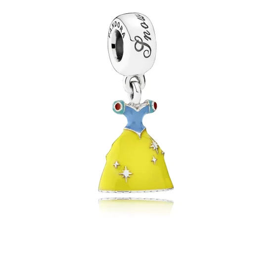 (bild till) Disney, PANDORA Snow White’s Dress Hängberlock 791579ENMX