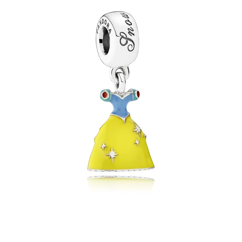 (bild till) Disney, PANDORA Snow White’s Dress Hängberlock 791579ENMX