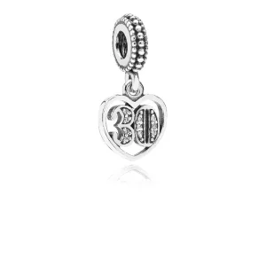 (bild till) PANDORA 30 års kärlek, Hängberlock 791287CZ