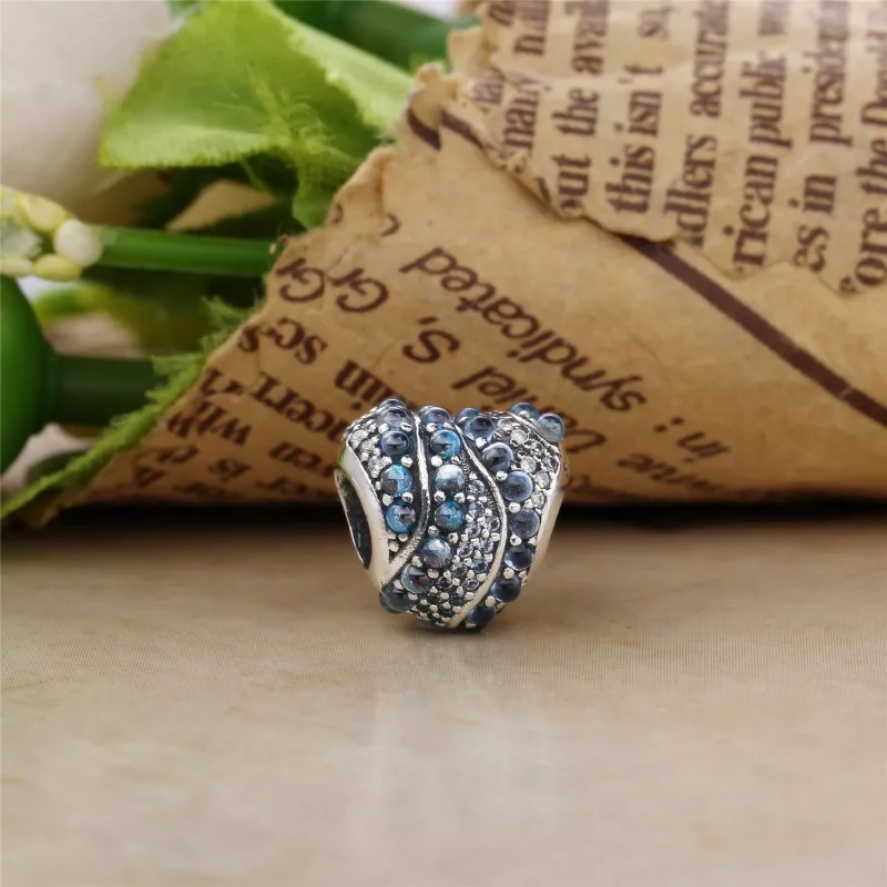 (bild till) PANDORA Aqua Hjärtat Berlock 797015NABMX - View 2