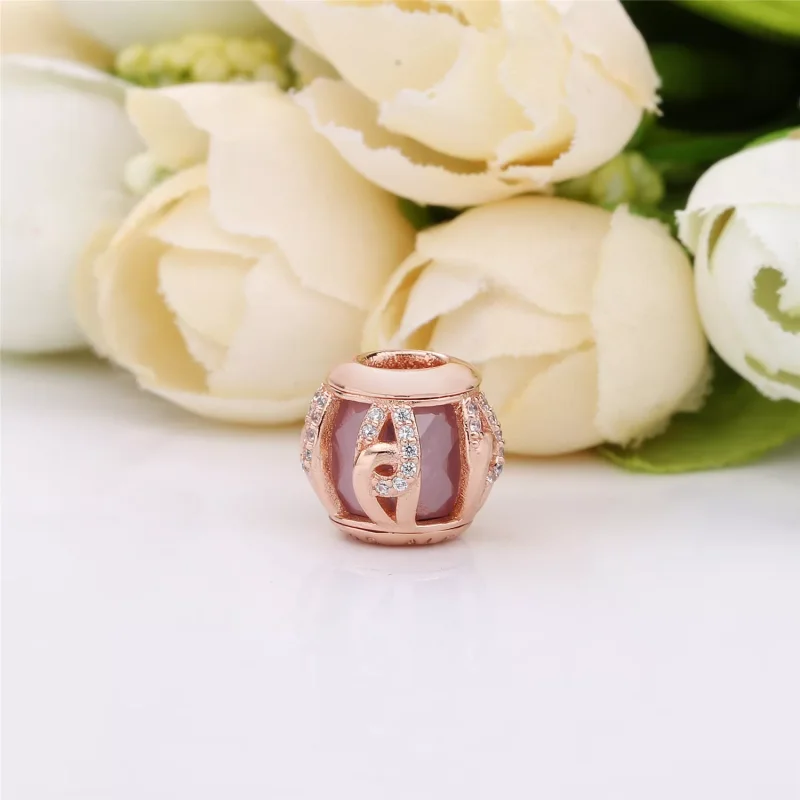 (bild till) Pandora Berlock Band av Kärlek 14 Karat Roséguld - 787279Nbp - View 2