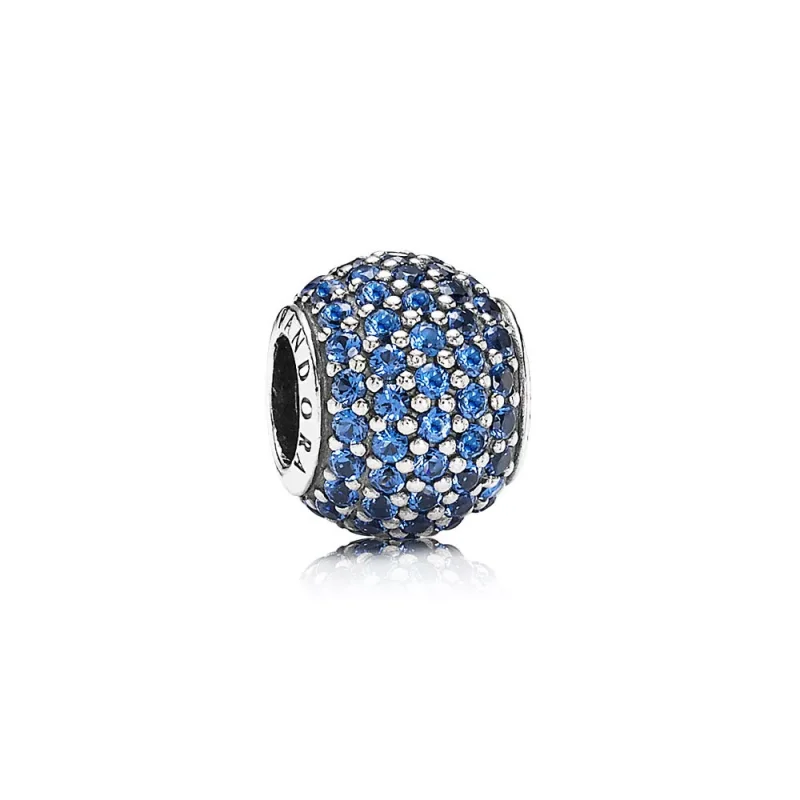 (bild till) Pandora Berlock Blå Pavé Boll - 791051Ncb
