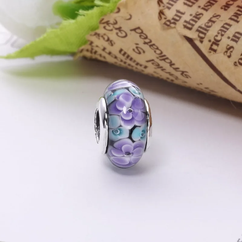 (bild till) Pandora Berlock Blomma Glas Murano - Pl00053-1 - View 4