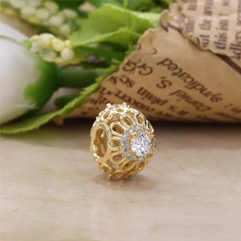 (bild till) Pandora Berlock Blommig Briljans - 750836Cz - View 2
