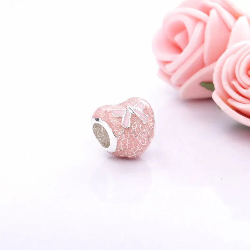 (bild till) Pandora Berlock Bow & Spets Hjärta - 792044Enmx - View 4
