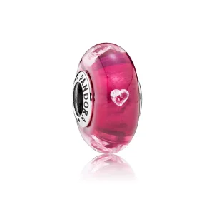 (bild till) Pandora Berlock Cerise Hjärta - 791664Pcz