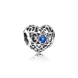 (bild till) Pandora Berlock December Signatur Hjärta Birthstone - 791784Nlb