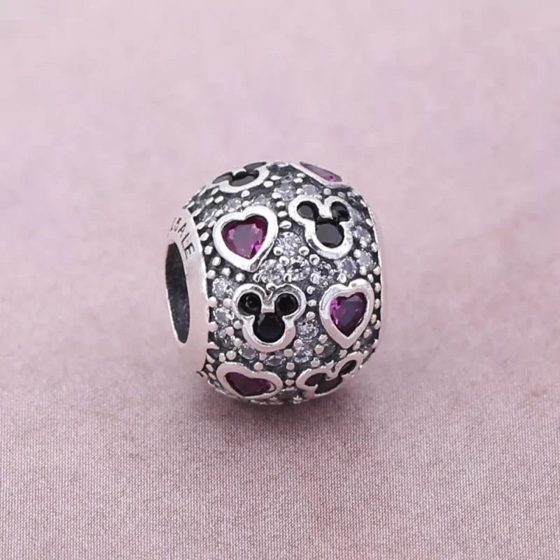 (bild till) Pandora Berlock Disney, Gnistrande Musse & Hjärtan - 791457Cz - View 2