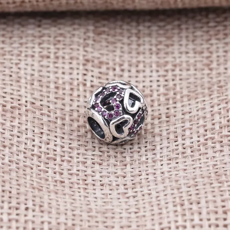 (bild till) Pandora Berlock Fancy Faller I Kärlek Openwork - 791424Czs - View 2
