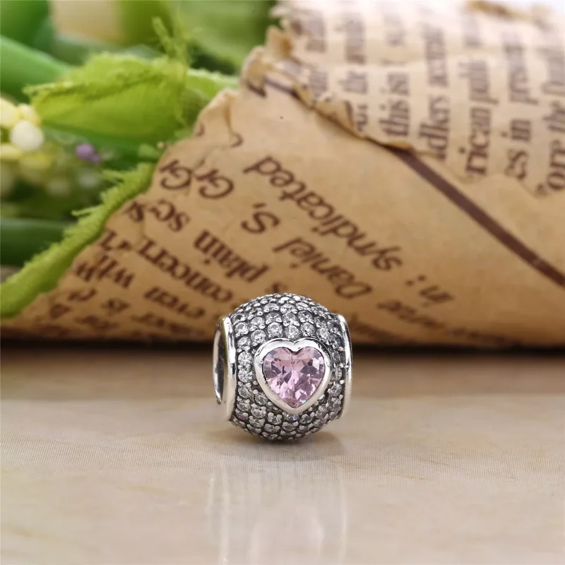 (bild till) Pandora Berlock Fängslande Pavé Heart - 791815Czs - View 2