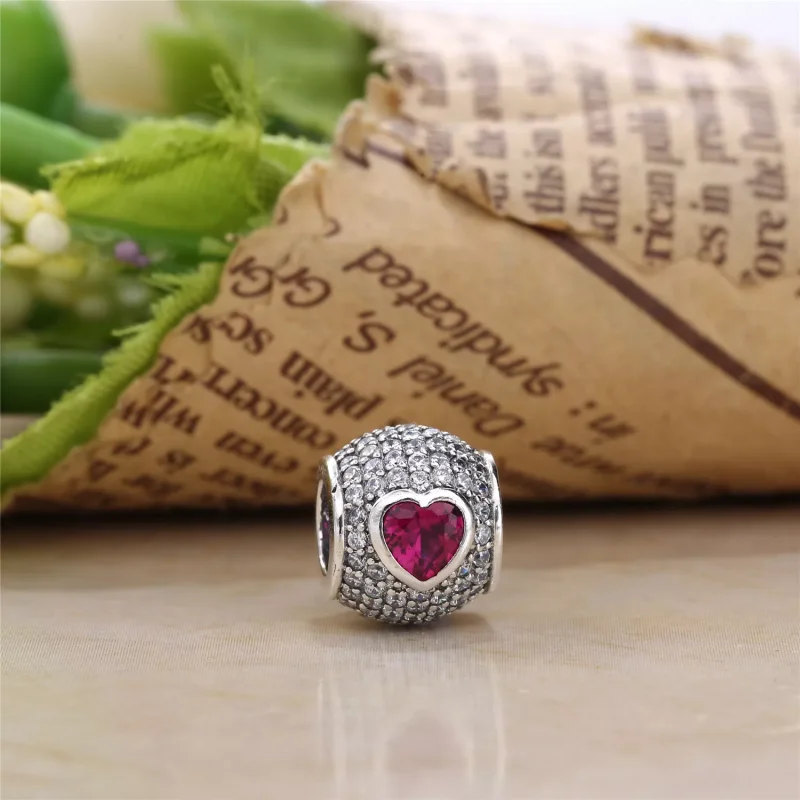 (bild till) Pandora Berlock Fängslande Pavé Heart - 791815Czs - View 3