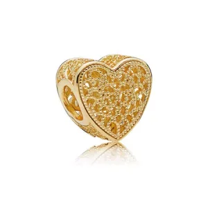 (bild till) Pandora Berlock Fylld Med Romantik 14 Karats Guldpläterad - 767155